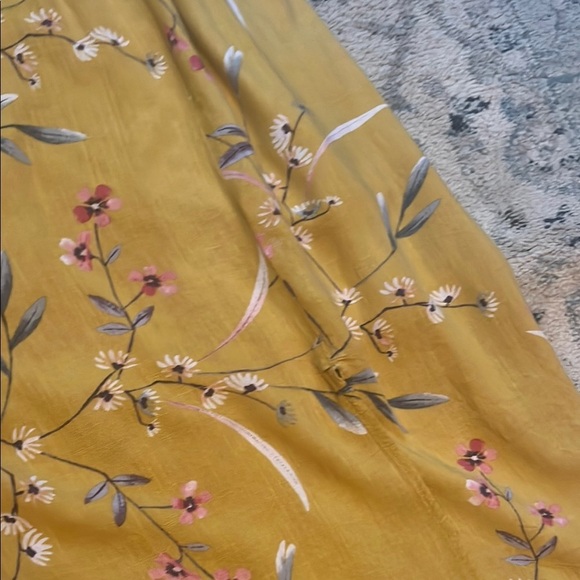 One Clothing Yellow Midi Floral Sundress - Picture 5 of 14